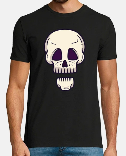 Tee-shirt crâne blanc