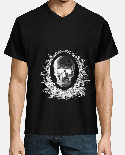Tee-shirt crâne blanc skull