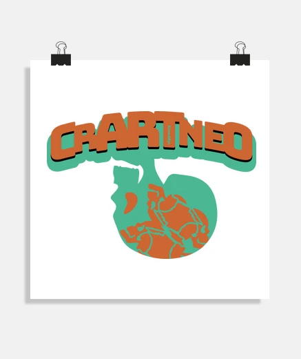 Poster crâne crâne chemise cerveau