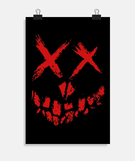 Poster crâne d39escouade