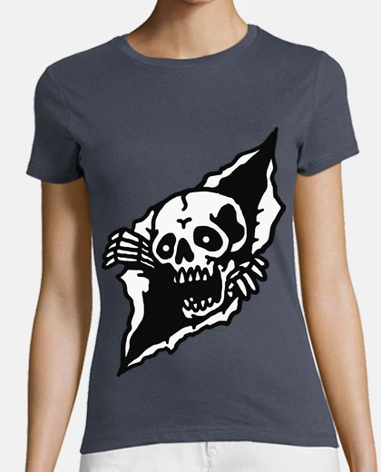 Tee-shirt crâne déchirant