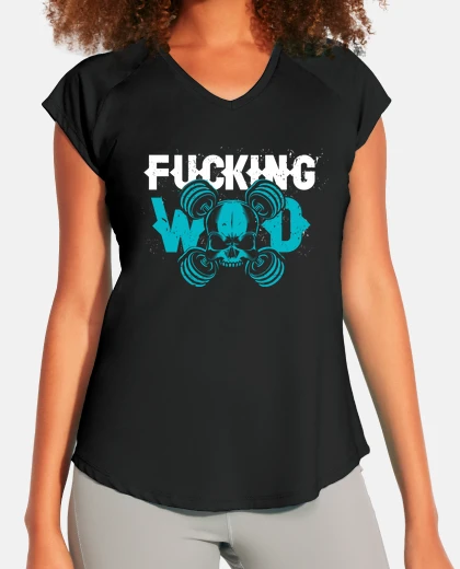 Tee-shirt crâne en bois bleu