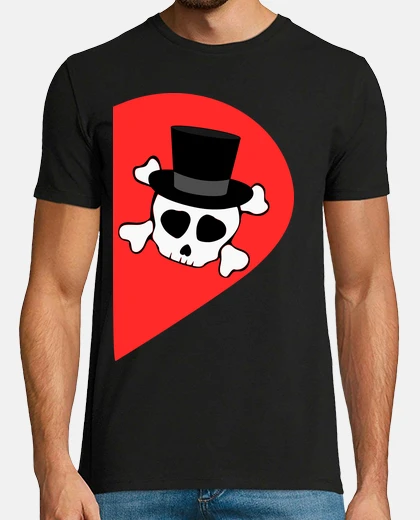 Tee-shirt crâne la moitié du . uniquement disponible sur grille-pain
