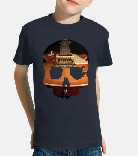 Vêtements crâne lp guitare