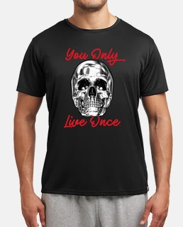 crâne tu ne vis qu39une fois yolo chrom