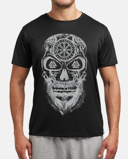 crâne vikings gris