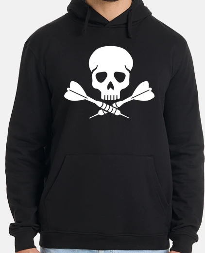 Sudadera cráneo de dardos