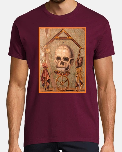 Camiseta Cráneo de gorila, mosaico antiguo