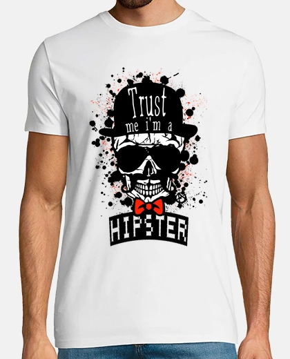 Playera Cráneo Hipster cráneo  1091440
