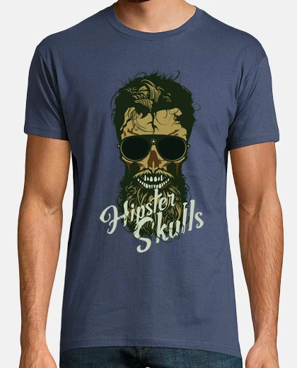 Playera Cráneo Hipster cráneo  1091629