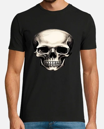 Playera craneo vintage de halloween met C. laTostadora Mexico