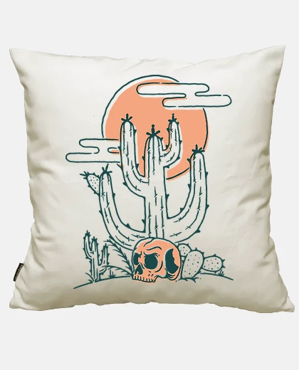Funda cráneo y cactus