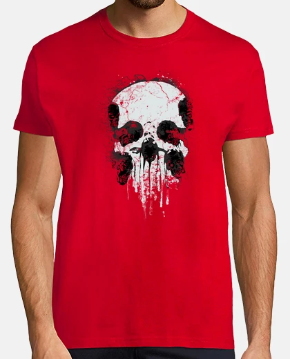Camiseta cráneo zombies