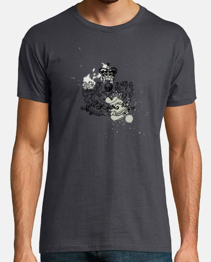 T-shirt cranio araldico