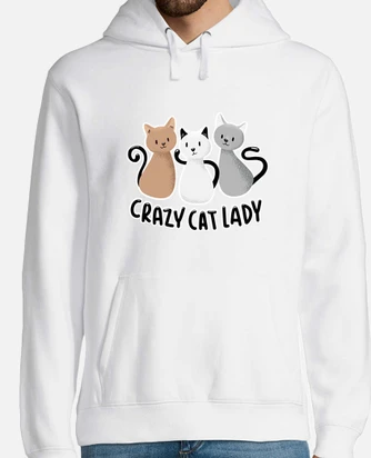 Crazy cat lady hoodie on sale