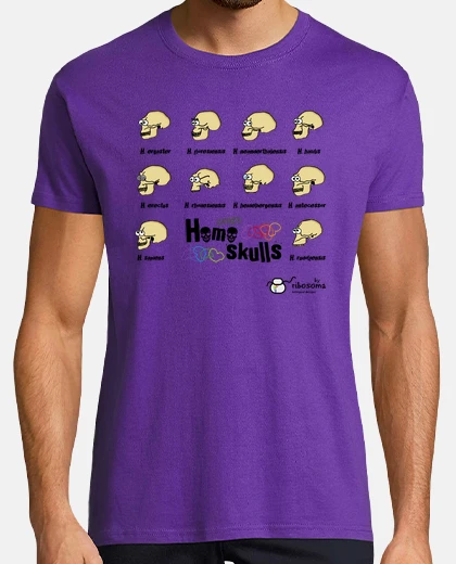 Camiseta Crazy Homo skulls