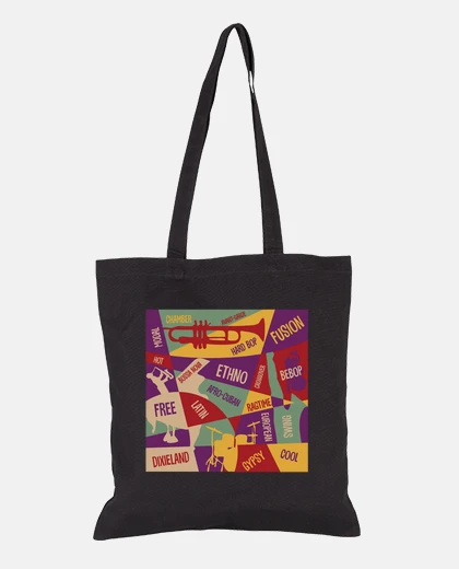 Bag creative design with jazz genres