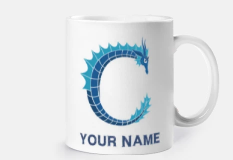 Creatura marina C blu