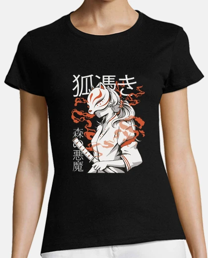 Tee-shirt créature japonaise kitsune