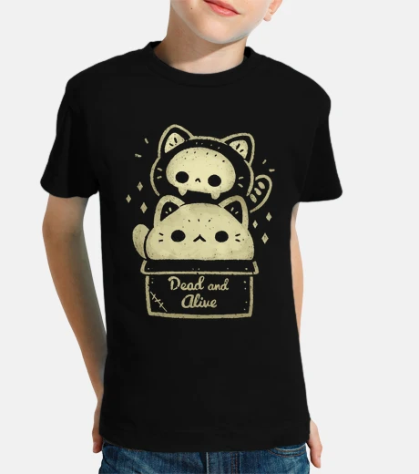 Kids Creepy Kawaii Schrodingers Cat