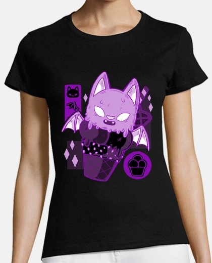 Playera crema de murciélago