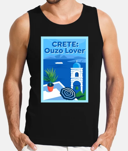 Tee-shirt crète ouzo love r