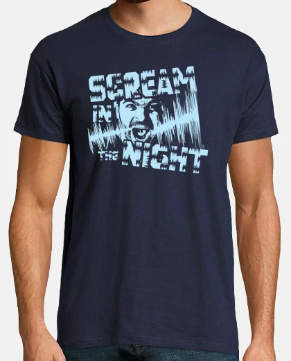 Tee-shirt cri de mode gothique dans la nuit