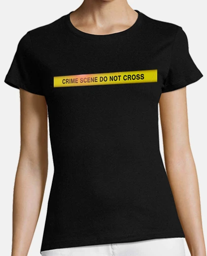 Playera crime scene no entry police