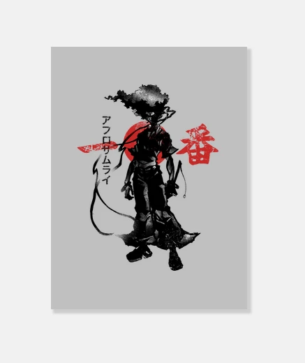 Wall Crimson Afro