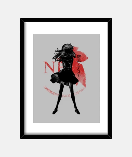 Framed Crimson Asuka