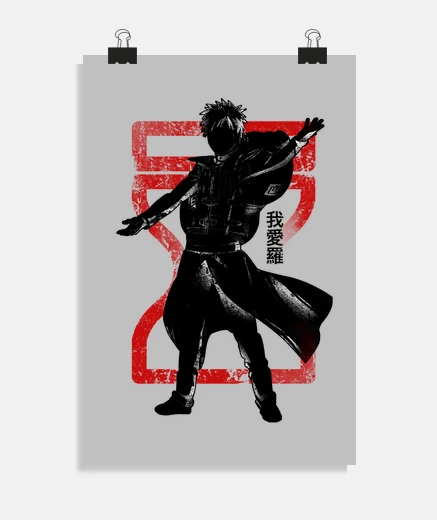 Poster Crimson Gaara