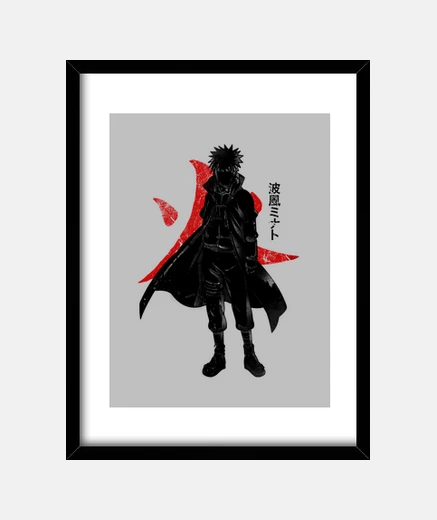Framed Crimson Minato
