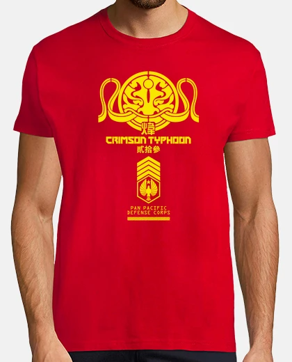 Camiseta Crimson Typhoon (Amarillo)