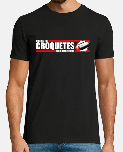 T-shirt crocchette anti-feixiste - unisex