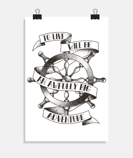 Poster crochet - affiche