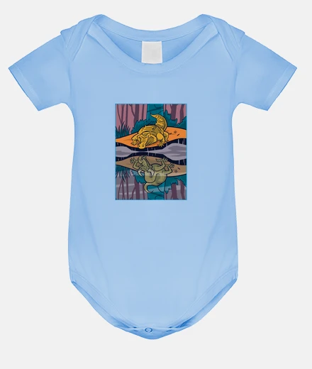 Kids crocodile and dragon