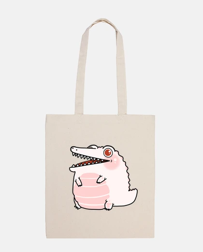 Sac crocodile blanc