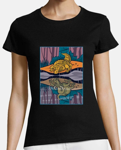 Tee-shirt crocodile et dragon