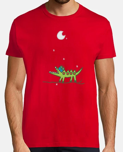 Tee-shirt crocodile-moon