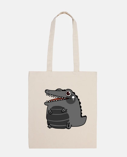 Sac crocodile noir