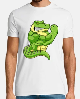 crocodile comme bodybuilder gros muscle