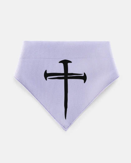 Mascotas croix de Jésus Christ avec des clous toutou  gothique  scouts  