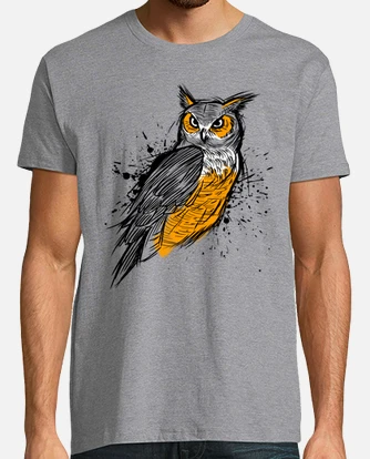 Tee shirt croquis de hibou tostadora