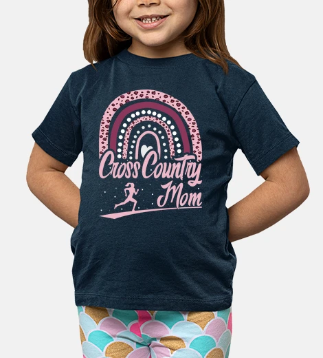 Vêtements cross country maman léopard arc-en-ciel