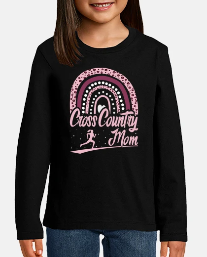 Children's cross country mom leopard rainbow