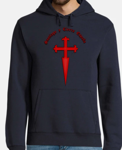 Hoodie cross of santiago (motto)