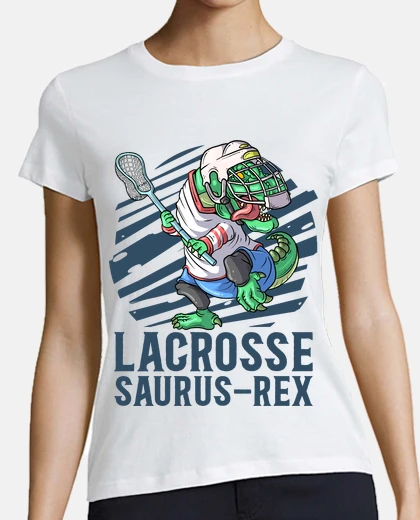 Tee-shirt crosse saurus dinosaure t-rex