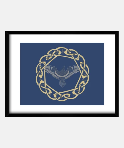 Framed crow signal