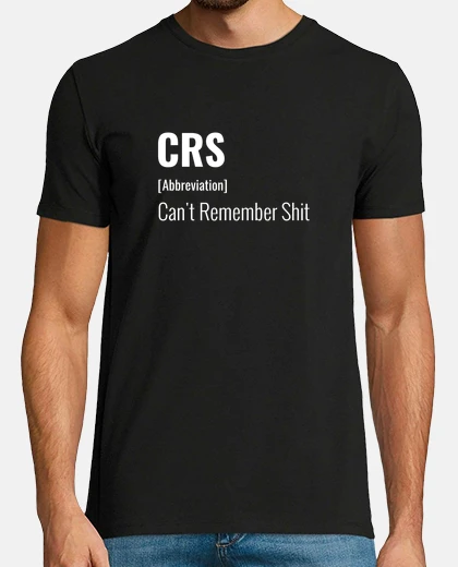 T-shirt CRS non ricordo un cazzo