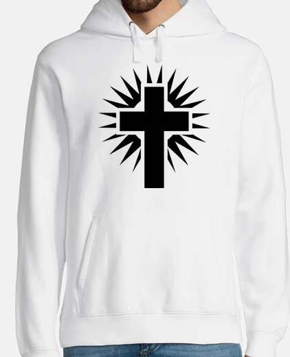Sudadera cruz cristiana